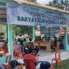 Posko perlawanan rakyat Aur Kenali dan Mendalo menolak pembangunan stockpile batu bara di Aur Kenali | dia