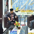 Wali Kota Jambi, Maulana, dan Wakil Wali Kota Diza Hazra Aljosha membahas beberapa program bersama Gubernur Jambi, Al Haris, Rabu | dki-kj