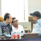 Bupati Muaro Jambi, Bambang Bayu Suseno, rapat dengan tim gabungan sumur minyak masyarakat, di Kementerian ESDM, Jakarta, Selasa | dki-mj