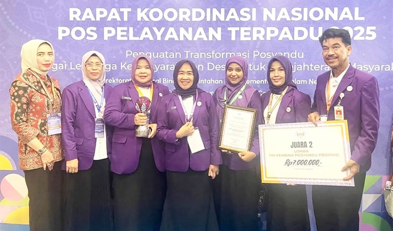 Ketua Pembina Posyandu Kota Jambi, Dr. dr. Hj. Nadiyah Maulana, Sp.OG, menghadiri Rakornas Posyandu 2025, di Jakarta, Senin | dki-kj