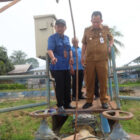 Bupati Muaro Jambi, Dr. Bambang Bayu Suseno, mengecek persediaan air bersih menjelang MTQ 54 Provinsi Jambi, Selasa | dki-mj