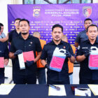 Polda Jambi gelar konferensi pers pengungkapan kasus dugaan tindak pidana di sektor migas | pld