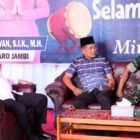 Bupati Muaro Jambi, Bambang Bayu Suseno, meninjau posko mudik, Minggu | dia