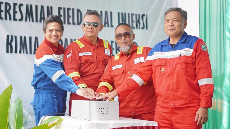 SKK Migas menyambut baik peresmian Field Trial (FT) Injeksi Chemical di Lapangan Meruap, Kabupaten Sarolangun, Provinsi Jambi, Minggu | skk migas