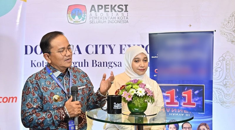 Wali Kota Jambi, Maulana, selaku Ketua Komisariat Wilayah II APEKSI Sumatera Bagian Selatan menyampaikan laporan dengan berbagai isu-isu krusial | eo