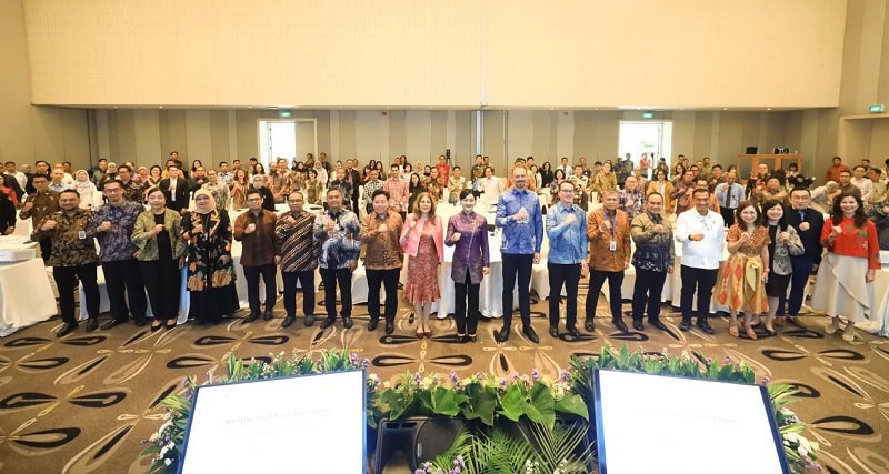 Seminar bertajuk “Strengthening Defenses Against Scams: Addressing AML Vulnerabilities and Compliance in Digital Finance and Virtual Assets” yang digelar OJK di Jakarta, Senin | humas ojk