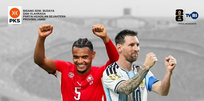 DPW PKS Jambi menggelar nobar Piala Dunia 2026, Minggu, 12 Juli 2026, mulai pukul 06.00 WIB, di halaman kantor DPW PKS Jambi, Sungai Kambang, Kota Jambi | ist