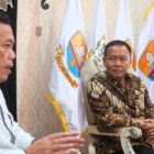 Gubernur Jambi, Al Haris, audiensi dengan pimpinan PT Jasa Raharja (Persero), di Pendopo Agung Rumah Dinas Gubernur Jambi, Jumat | erit