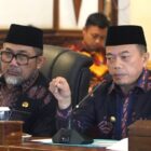 Gubernur Jambi, Al Haris, pada kegiatan evaluasi SAKIP 2025, di Auditorium Rumah Dinas Gubernur Jambi, Kamis | harun