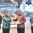Pemerintah Kota Jambi menerima penghargaan dengan predikat Sangat Baik dalam PENKIN Tahun 2026 melalui DPMPTSP Kota Jambi | foto : dki-kj