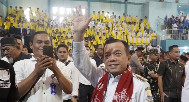 Gubernur Jambi, Al Haris, di GOR Serunai, Muara Bungo, Kabupaten Bungo, Rabu | erit