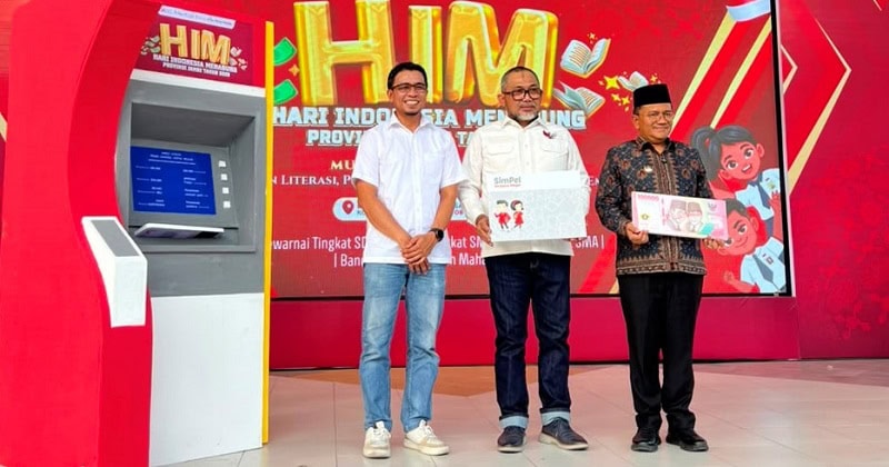 Peringatan Hari Indonesia Menabung yang diselenggarakan OJK Jambi bersama industri dan asosiasi perbankan, di Banjuran Budayo Jambi, Sabtu | humas ojk