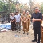 Wakil Bupati Muaro Jambi, Junaidi H Mahir, mengunjungi lokasi kebakaran dan menyerahkan bantuan kepada korban | dki-mj
