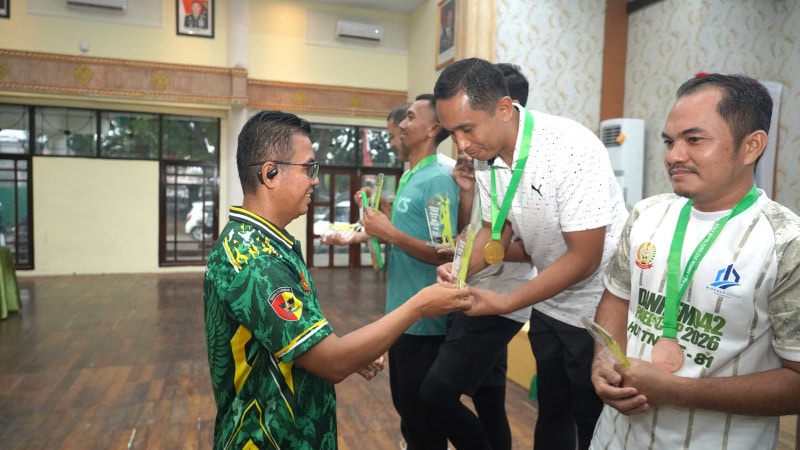 Penutupan Open Tournament Tenis Danrem 042/Gapu Cup se-Sumatera, Ahad 27 September 2026, di Lapangan Tenis Korem 042/Gapu, Jambi | penrem
