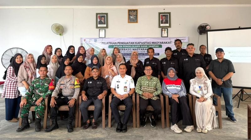 Pertamina EP Jambi Field memberi pelatihan pengelolaan Bank Sampah KITA kepada masyarakat Kenali Asam Atas, Kota Jambi | pep
