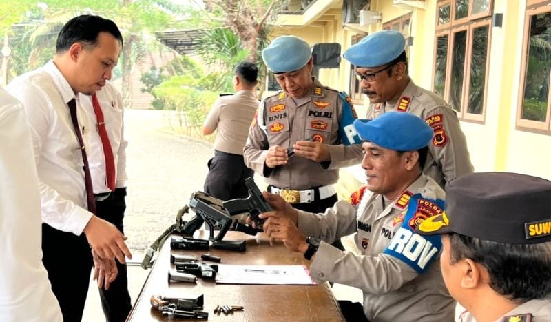 Bidang Profesi dan Pengamanan Polda Jambi melakukan kegiatan penegakan, ketertiban dan disiplin di Polres Muaro Jambi | pld
