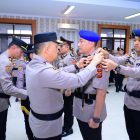 Serah terima jabatan Direktur Reskrimsus dan Polairud Polda Jambi, di Mapolda Jambi, Selasa | hms