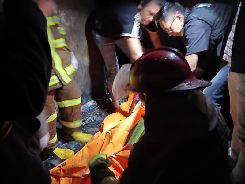 Kebakaran di Jalan Raden Pamuk, kawasan Kasang, Kecamatan Jambi Timur, Selasa sore, 27 Oktober 2026 | asa