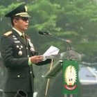 Danrem 042 Garuda Putih memimpin upacara HUT ke-81 TNI di Lapangan Makorem Garuda Putih, Senin | prm