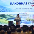 Presiden Prabowo Subianto pada Rapat Koordinasi Nasional (Rakornas) TPAKD 2026, di JIExpo Kemayoran, Jakarta, Kamis | kominfo
