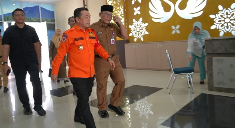 Gubernur Jambi saat menghadiri penilaian akreditasi fasilitas kesehatan Rumah Sakit Raden Mattaher, Selasa | novri