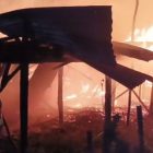 Kebakaran dua rumah non permanen di Talang Banjar, Jambi Timur, Kota Jambi, Rabu malam | asa