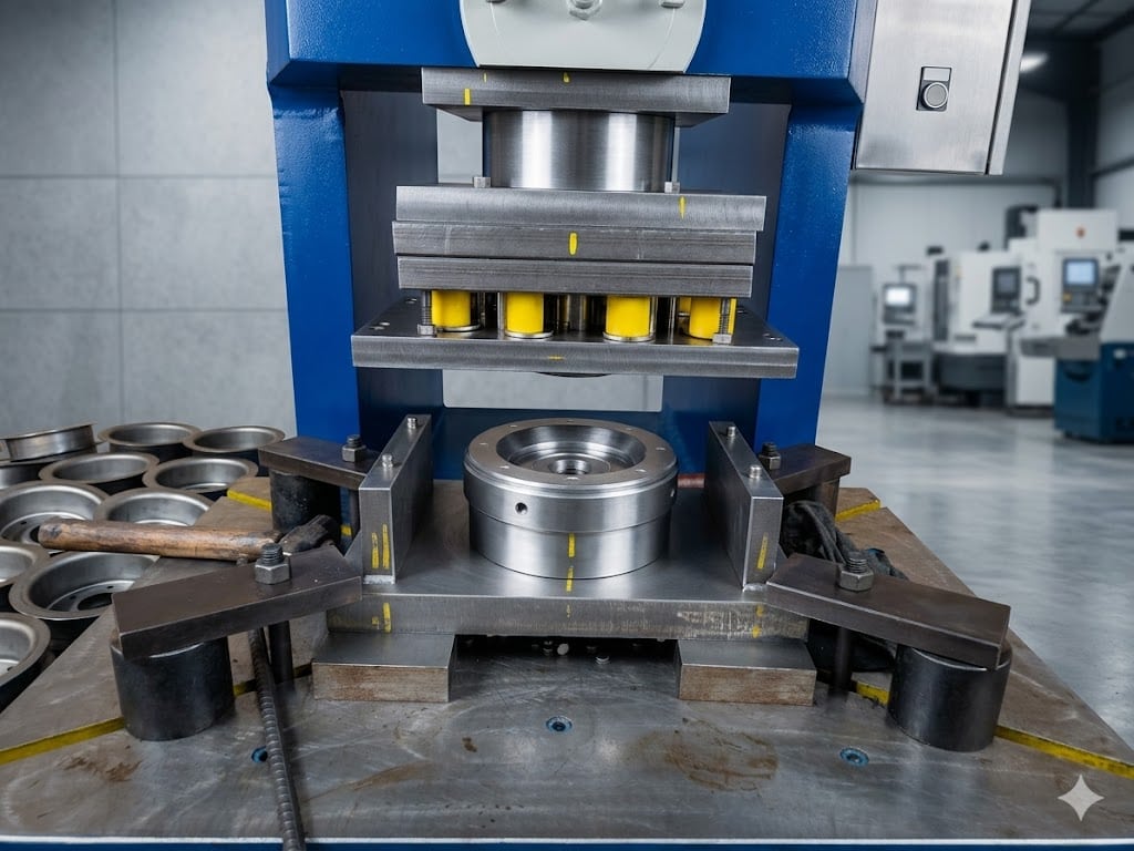 Press tooling setup