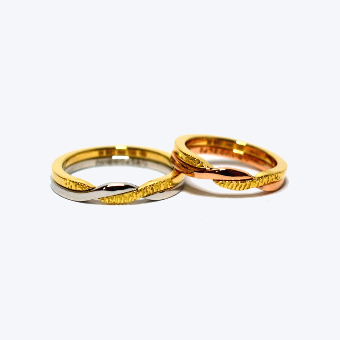 Gimmel / fingerprint | オーダーメイド・手作り結婚指輪のJEWEL CRAFT