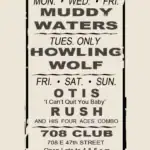 poster from 708 Club