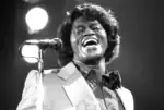 photo of James Brown singing