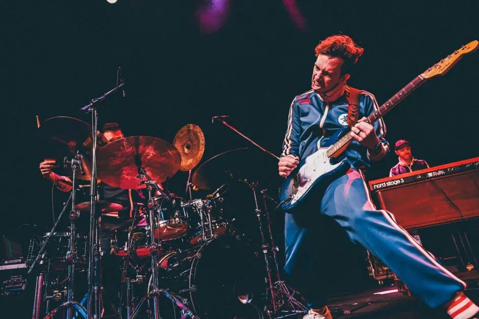 Cory Wong funking it up live on stage