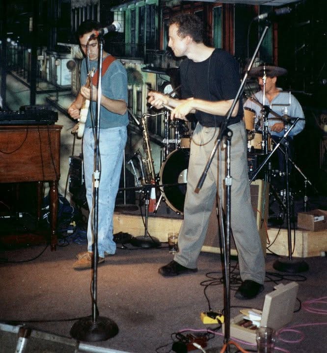 Carlos del Junco guest performer with Jambone at Joe's Place 1994
