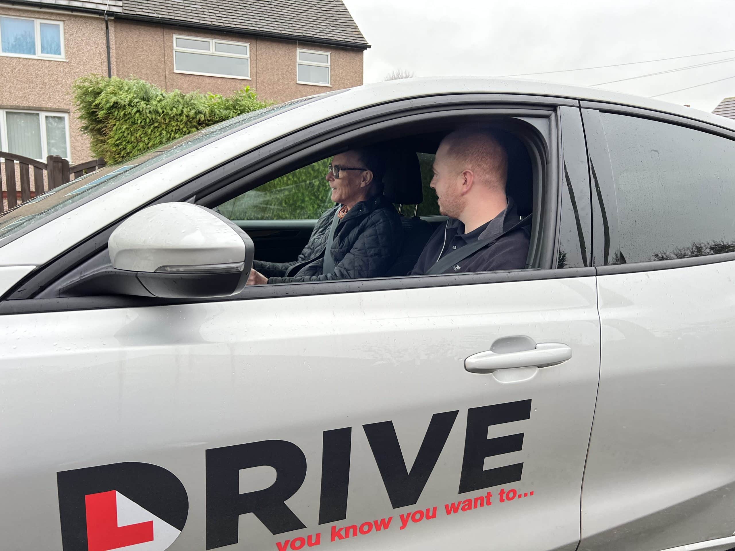 DRIVE Driving School instructor car
