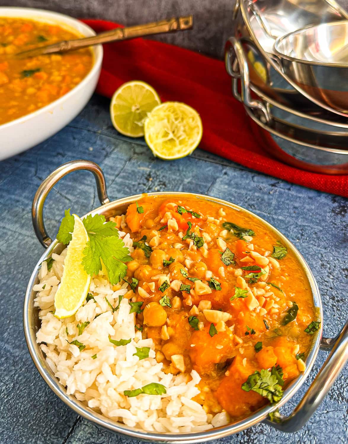 Slow Cooker Pumpkin and Chickpea Curry