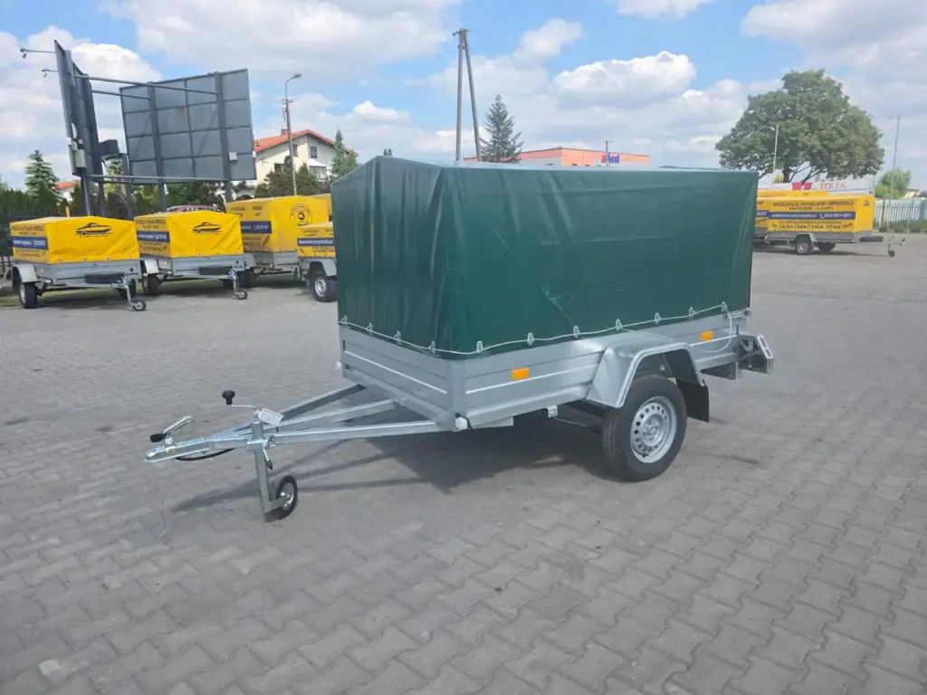 Przyczepa Lekka Resor A750/C2 wym: 220x130x110 Przednia burta otwierana.