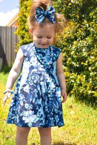 Girl Dressed in our Midnight Posie