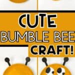 paper plate bee craft for kids