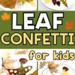 diy leaf confetti