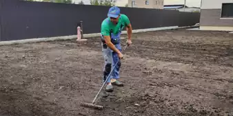 Подготовка участка под газон