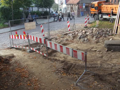 Abräumen des Geländes