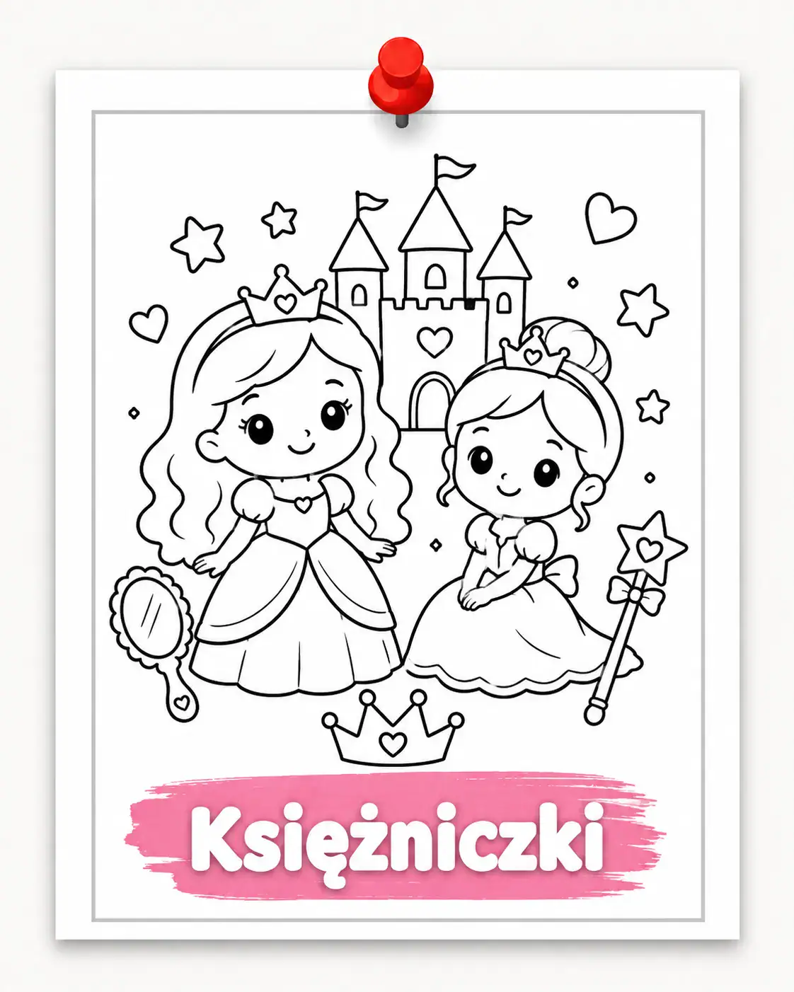 Kolorowanki księżniczki