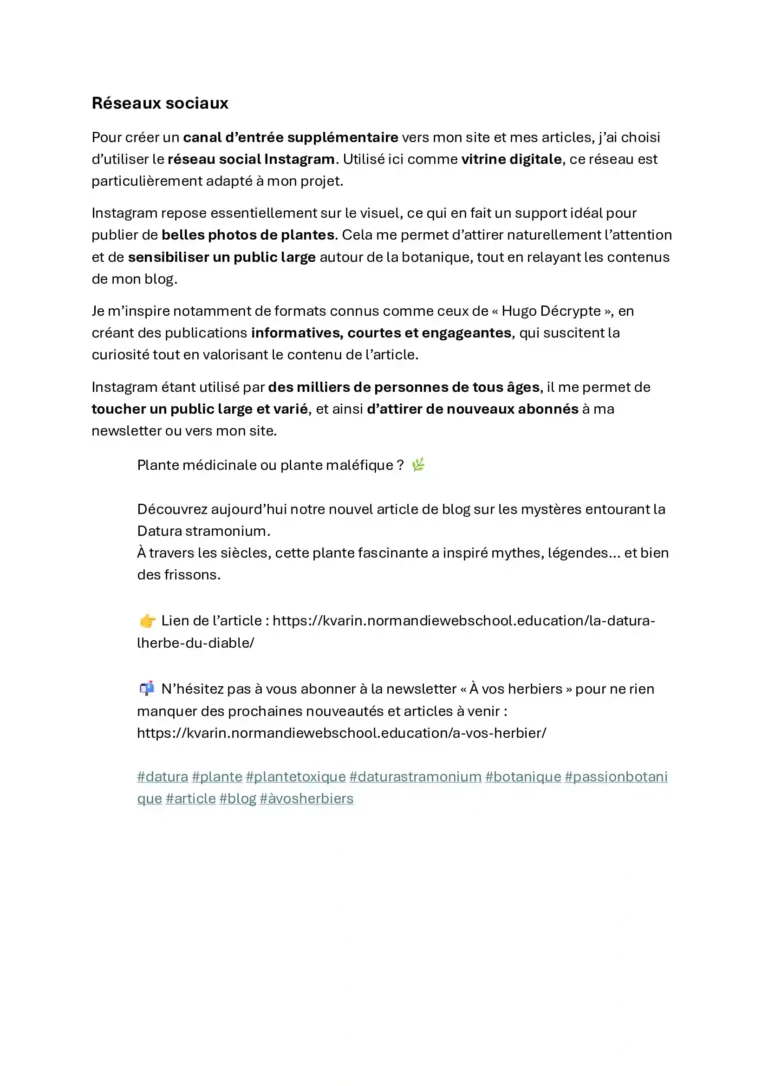 Analyse Article de blog Datura 7