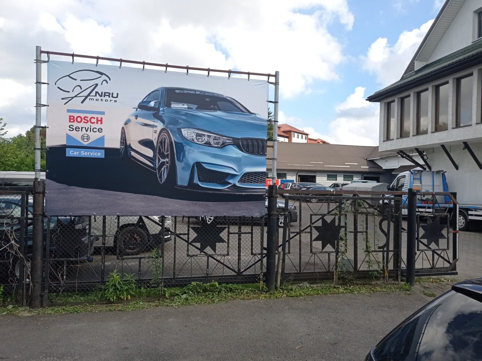 Anru Motors PVC reklāmas baneris