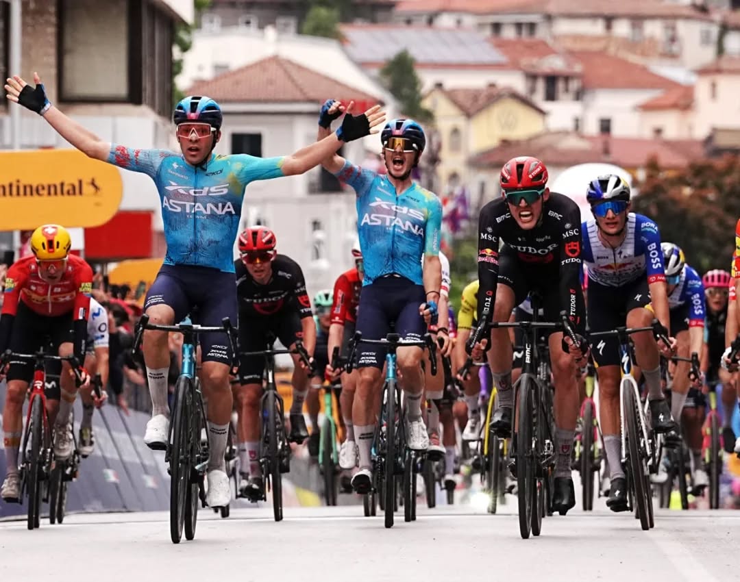 Mamma Mía… Guillermo Thomas Silva ganó la etapa 2 del Giro de Italia.