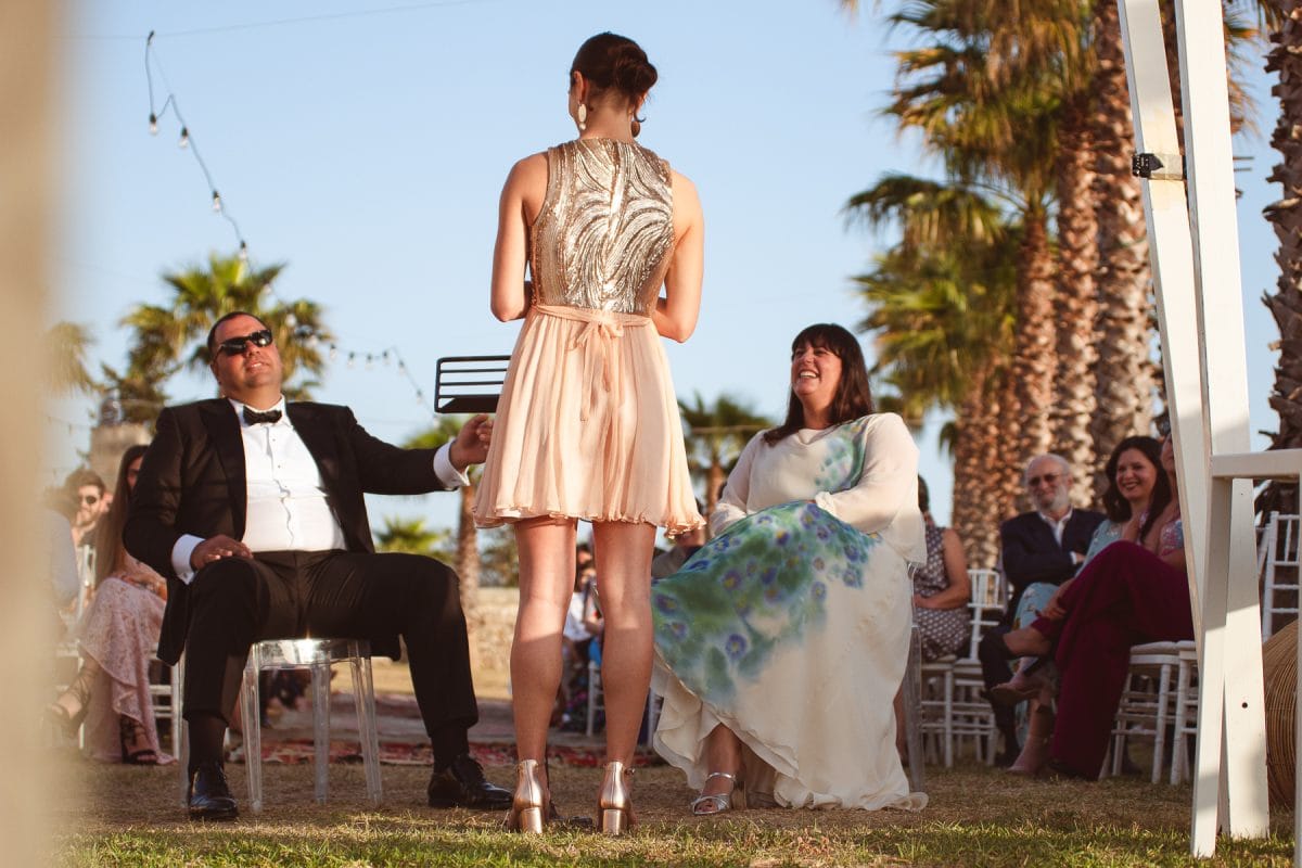 celebrazione matrimonio con sposi