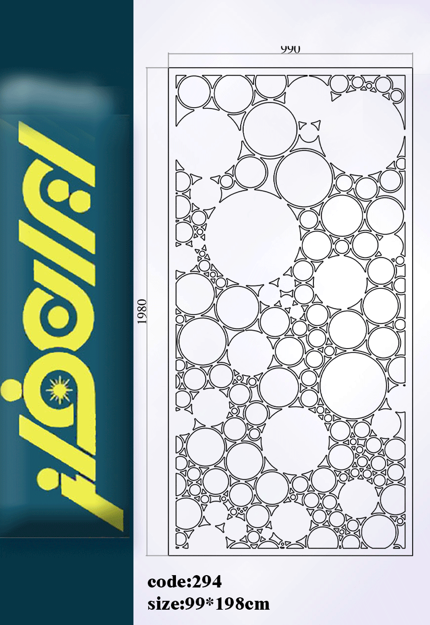 برش CNC نقشه شماره 294