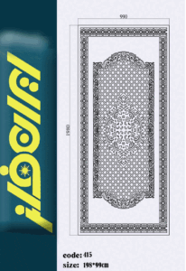 طرح درب فلزی 415