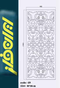 طرح درب فلزی 420