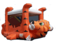 Home 7 Inflatable tiger-shaped play structure