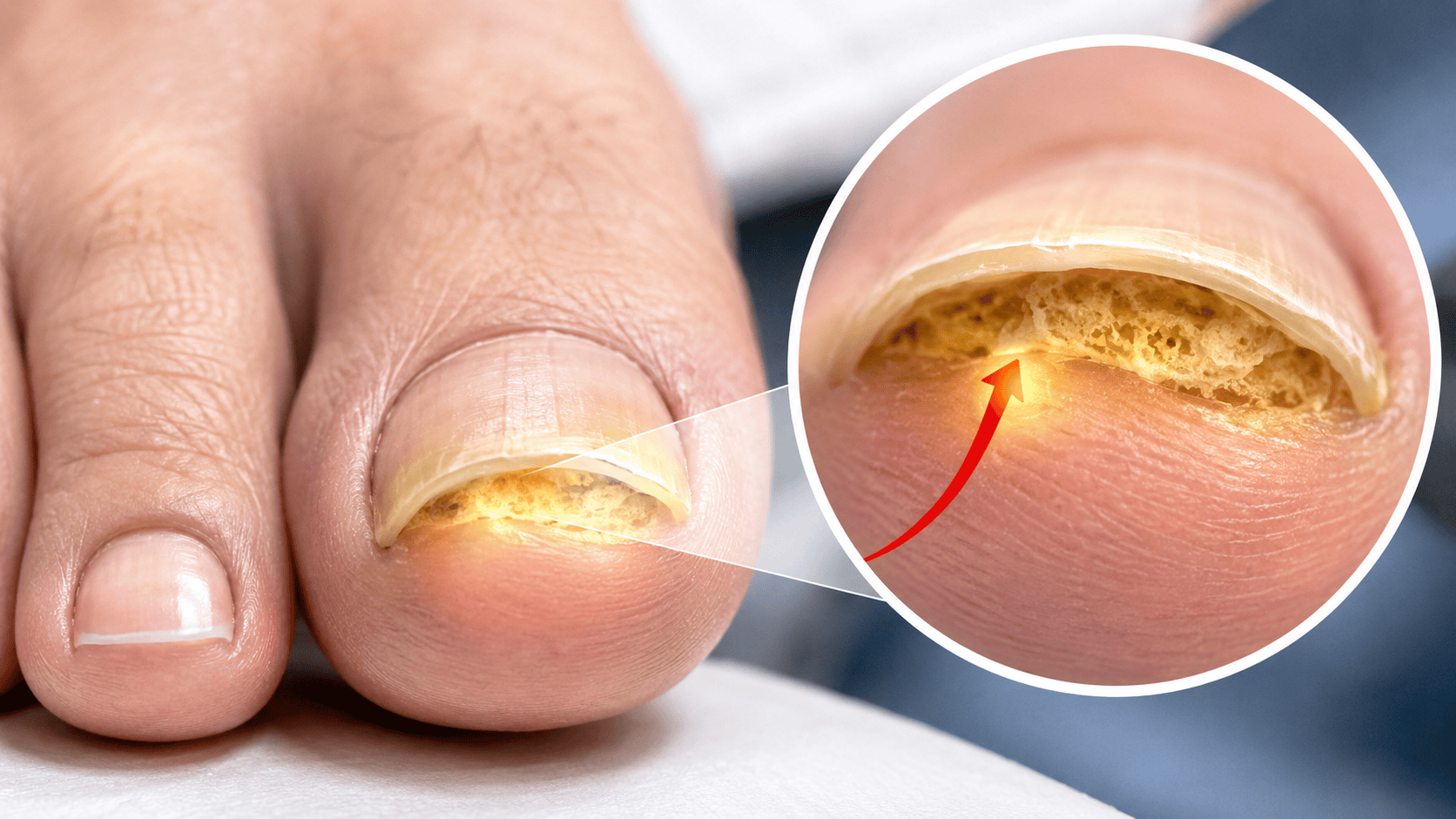 Toenail fungus under nail